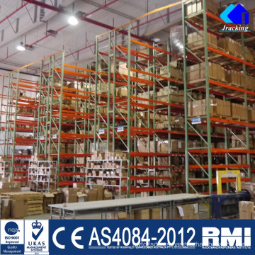 Jracking Venta caliente Almacenamiento en acero inoxidable Heavy Duty Pallet Racking